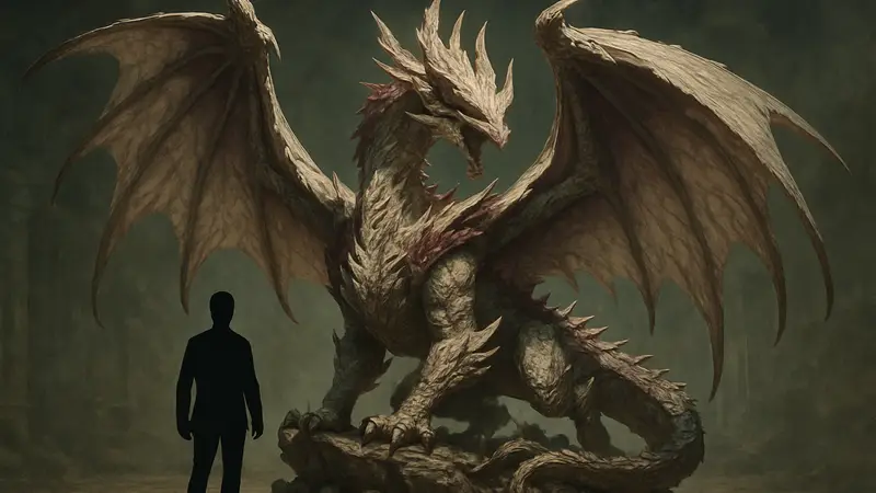Детализированная неофициальная статуя дракона Малзено из Monster Hunter Rise: Sunbreak от S6 Studio.