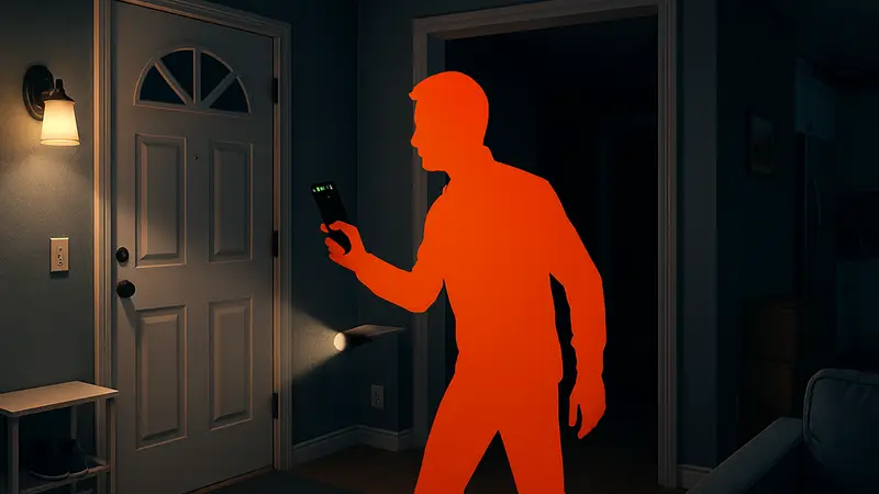 Игрок исследует переработанную карту 13 Willow Street в Phasmophobia с новыми элементами.