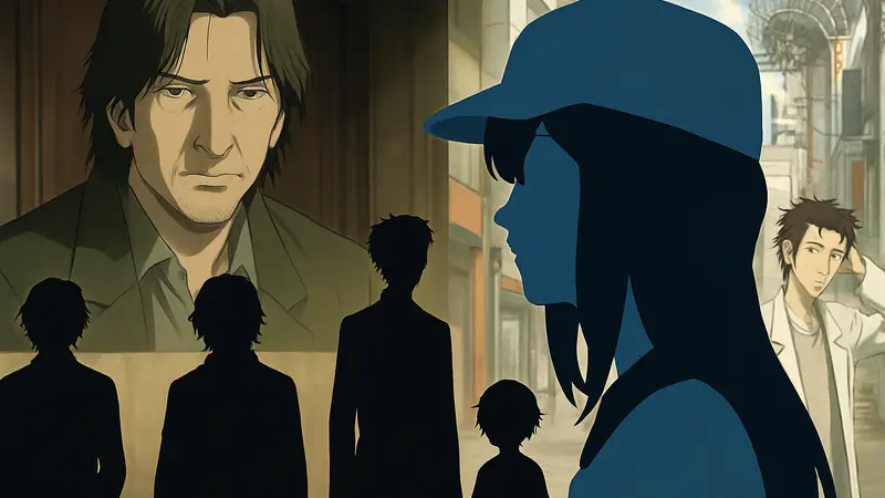 Топ 5 аниме, лучшие аниме-сериалы, кадры из аниме Monster и Steins;Gate, аниме шедевры