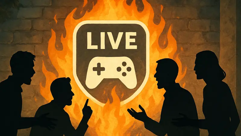 Логотип Live Service Games, вокруг которого разгораются споры об индустрии.