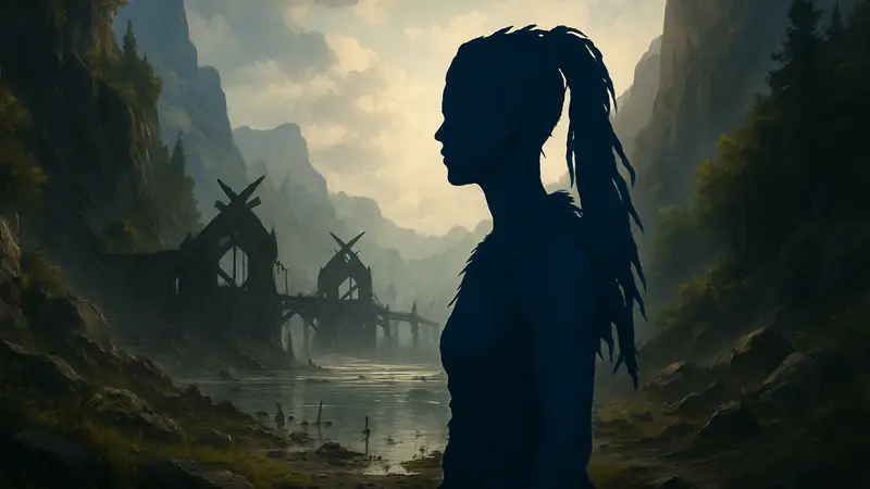 Логотип Hellblade 2: Senua's Saga, демонстрирующий новое название игры