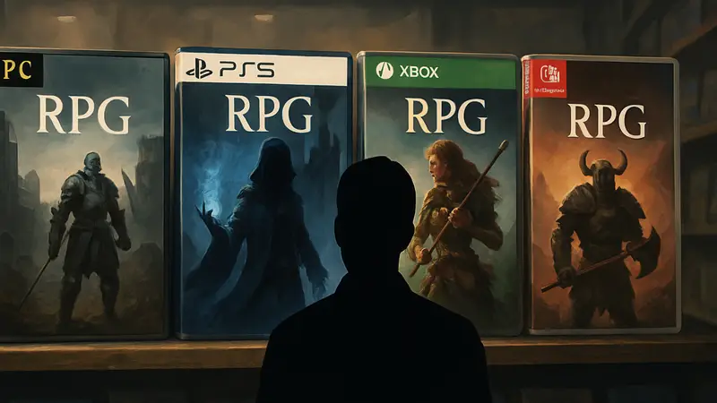 Обложки ожидаемых RPG игр 2026 года на разных платформах.