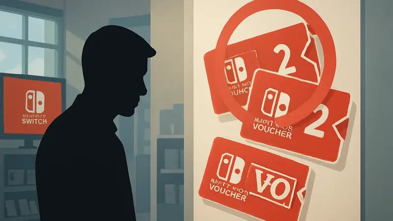 Изображение ваучеров Nintendo Switch Game Vouchers, прекращение продажи, цифровые сервисы