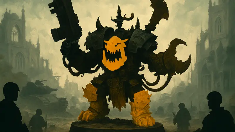 Новая миниатюра орочьего варбосса Наздрега Уг Урдгруба для Warhammer 40,000