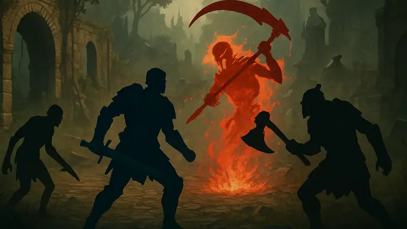 Скриншот Gods, Death and Reapers с игровым процессом