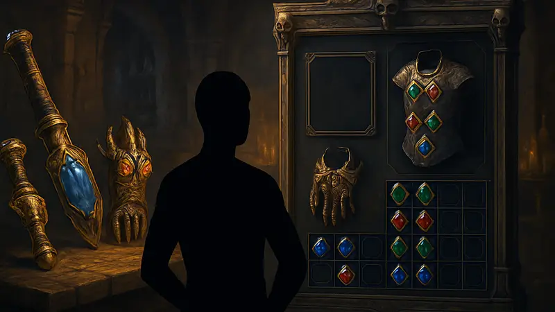 Предметы для крафта в Path of Exile 2 и интерфейс игры