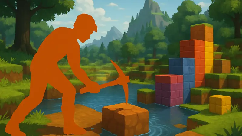 Добыча глины в Hytale для крафта и строительства цветных сооружений