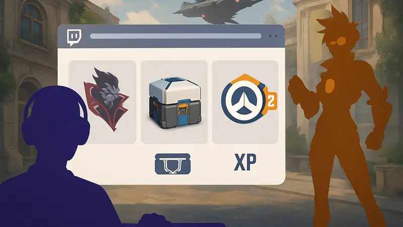Twitch Drops Overwatch 2: скриншот с наградами за обновление «Правление Когтя»