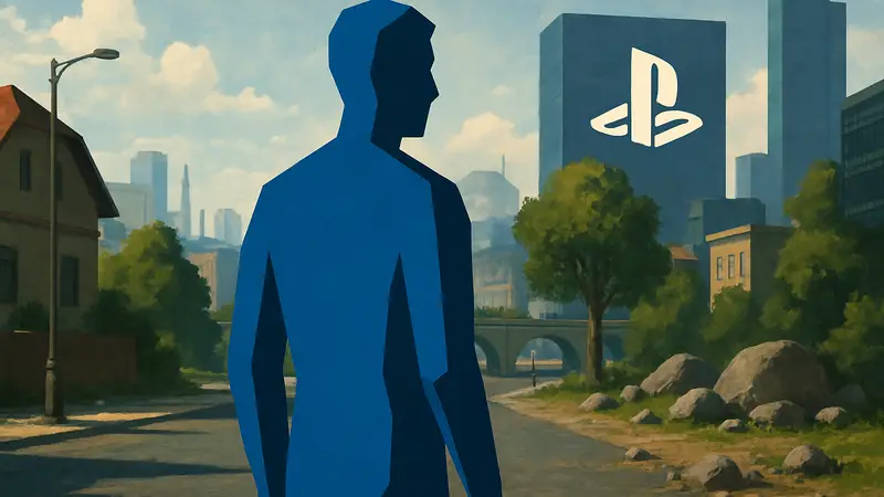 Человек в низкополигональном стиле, мир игры PlayStation, фильм Le Vertige