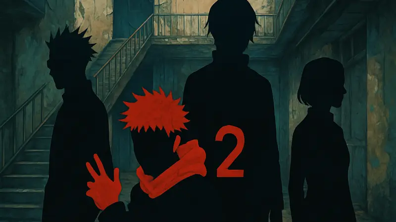 Обложка Jujutsu Kaisen Modulo Volume 2 с главными персонажами манги.