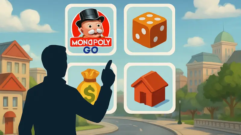 Задачи "Быстрые победы" в Monopoly GO на сентябрь 2025 года с иконками игры.
