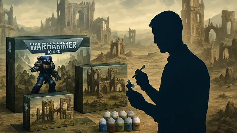 Новые стартовые наборы, ландшафт и краски для настольной игры Warhammer 40,000