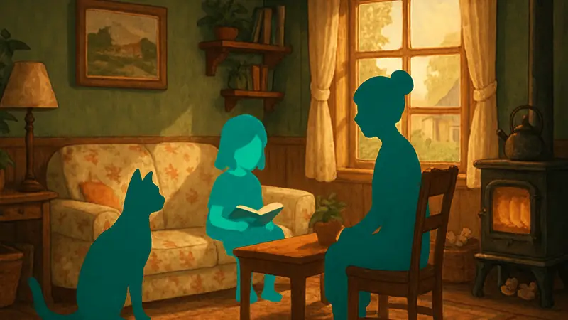 Кадр из инди-игры A Storied Life: Tabitha с милыми персонажами и историей