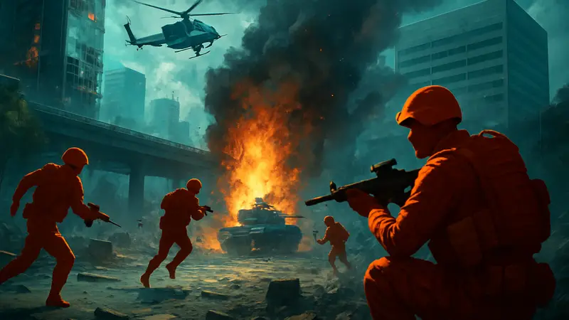 Скриншот из Battlefield 6 с элементами мультиплеера и боевыми действиями