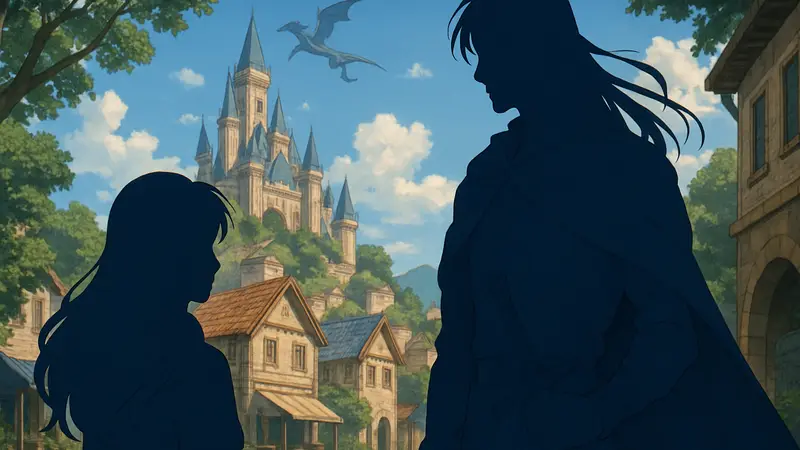 Иллюстрация Кёко Хикавы к аниме «Kanata kara»