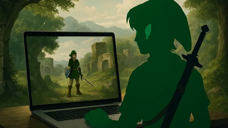Изображение главного героя Линка из The Legend of Zelda: Twilight Princess на ПК