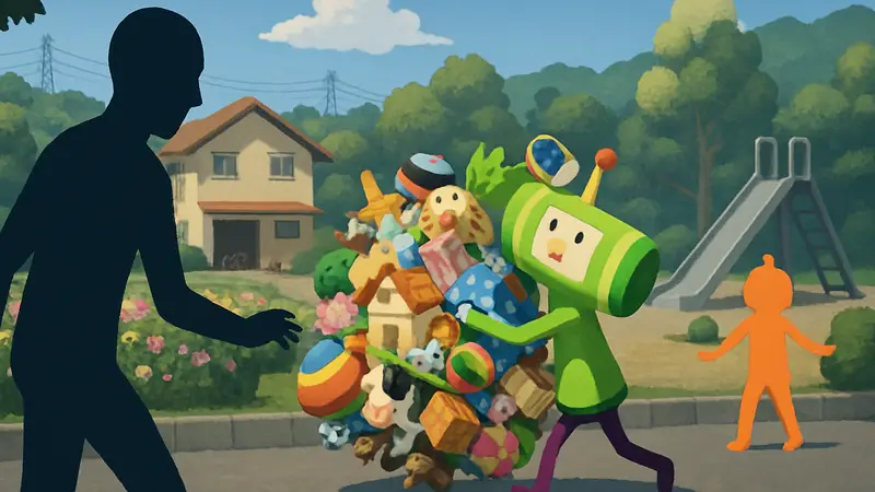 Скриншот из игры Once Upon a Katamari с новым контентом из DLC на PS5.