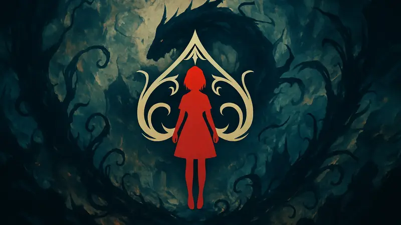 Логотип или арт Project Alice на фоне абстрактной графики