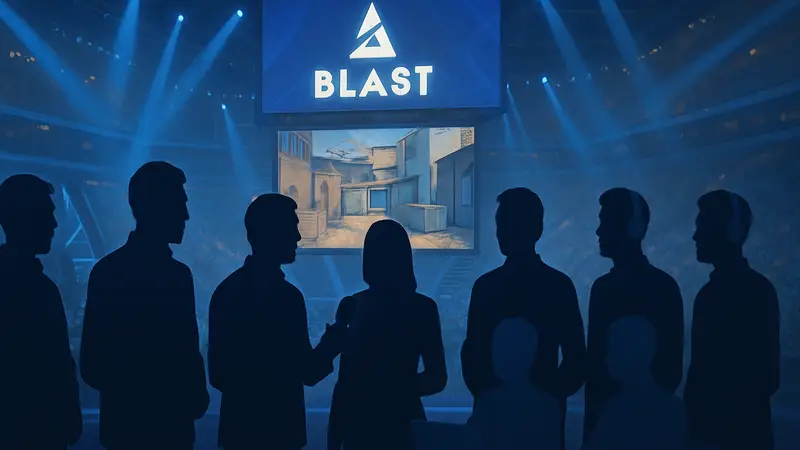 Ведущие и аналитики киберспортивного турнира BLAST Rivals S1.