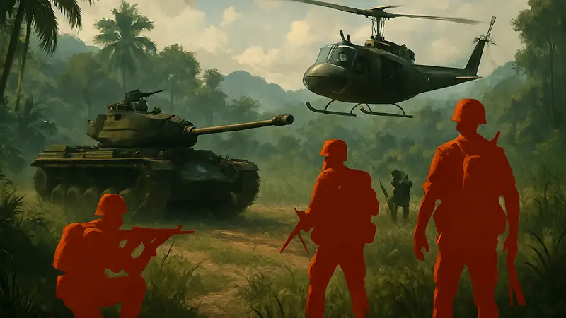 Реалистичный военный шутер Hell Let Loose: Vietnam, танки, вертолёты, солдаты