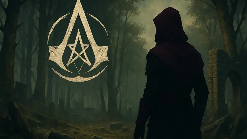 Логотип Assassin's Creed Hexe, изображение с тизера игры, новости Ubisoft