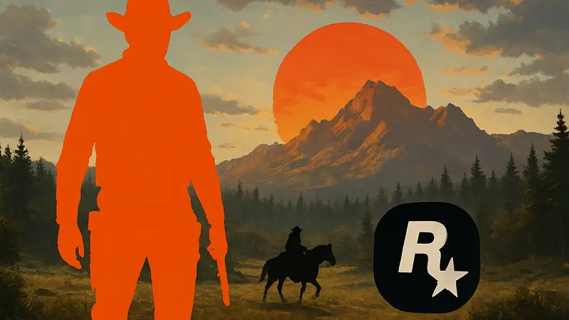 Логотип Red Dead Redemption 2, слухи о некстген-обновлении, Rockstar Games.