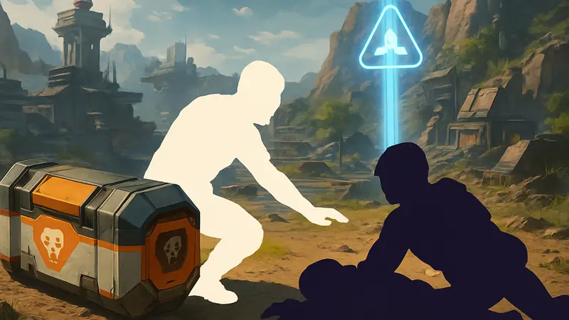 Контейнер смерти и система возрождения в Apex Legends.