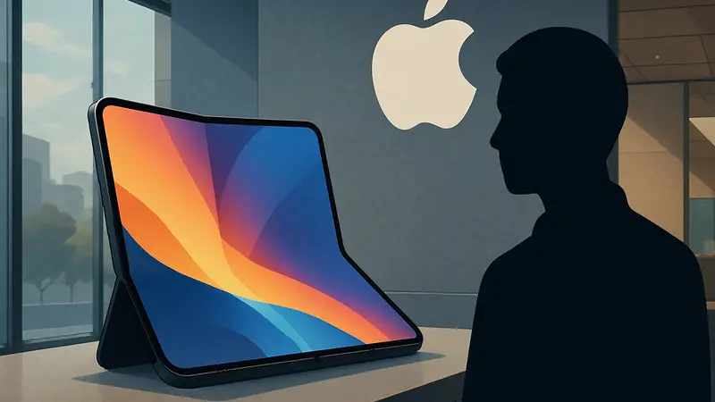 Концепт складного iPhone от Apple с гибким экраном, демонстрирующий новые технологии