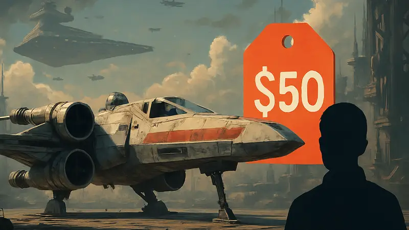 Космический корабль из игры Star Wars Zero Company, ценник $50.