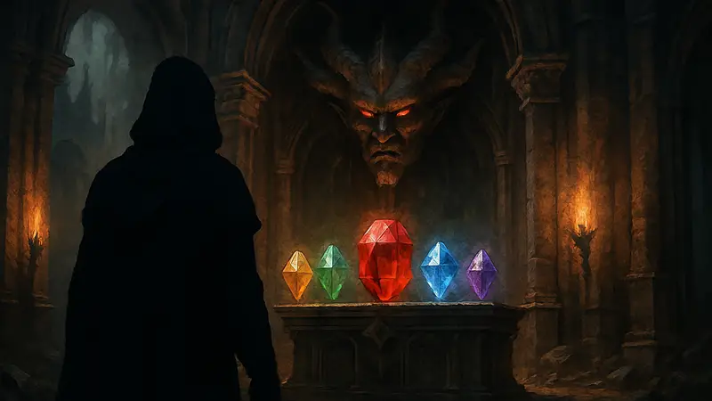 Демонстрация обновленных драгоценных камней в Diablo 4: Lord of Hatred.