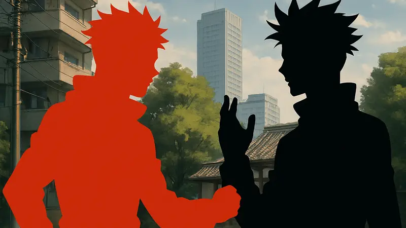 Дабура и Гёджо Сатору из Jujutsu Kaisen Modulo: битва за звание главного гения аниме