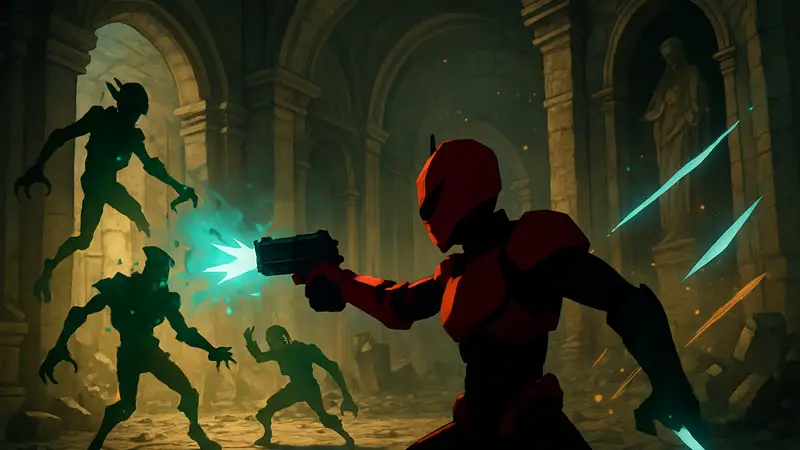 Кадр из игры Ultrakill с динамичным экшеном, персонаж сражается с врагами, обновление Ultrakill