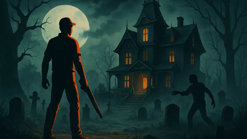 Обложка игры Haunted Lands, духовного наследника Dangerous Dave от Джона Ромеро