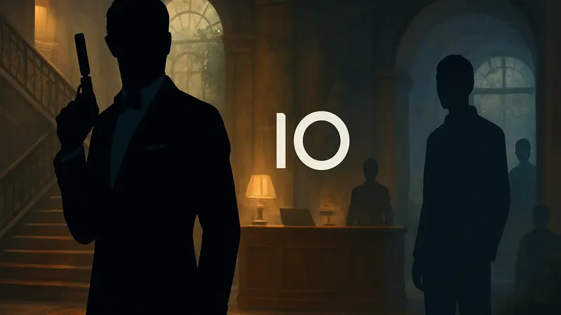 Джеймс Бонд из игры 007 First Light, логотип IO Interactive и намёк на сиквел