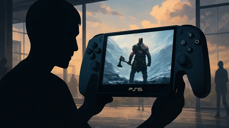 Концепт портативной консоли PlayStation 6 (PS6 Handheld) с впечатляющей мощностью.