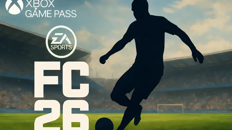 Обложка игры EA Sports FC 26 с логотипом Xbox Game Pass