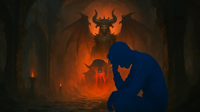 Изображение из Diablo 4, символизирующее разочарование игроков новым патчем