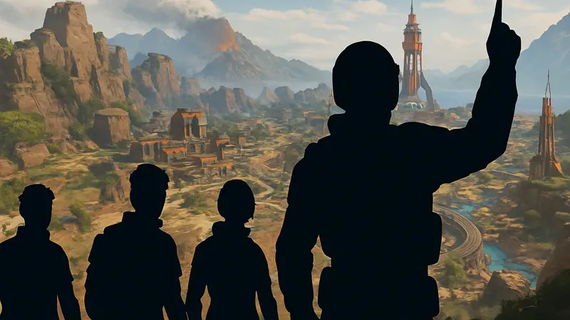 Игроки в Apex Legends на фоне внутриигровой карты, символизирующие рост популярности.