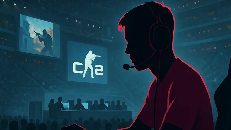 Киберспортсмен m0NESY на турнире по CS2 в Рио, крупный план