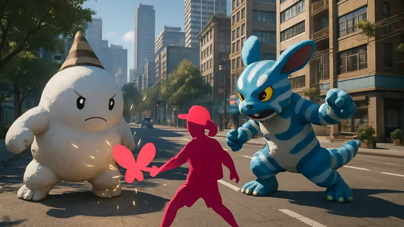 Pearl Abyss Dokev: монстры, сражения и городская среда игры.