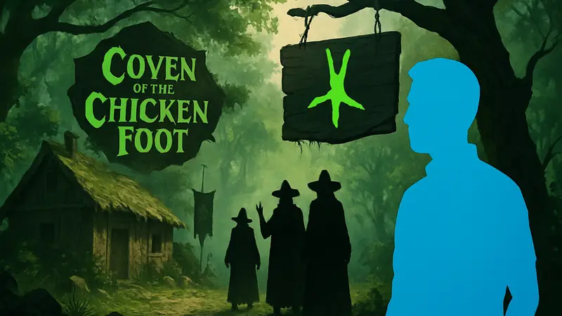 Брюс Стрейли или логотип игры Coven of the Chicken Foot.