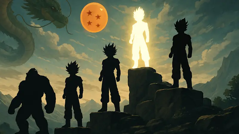 Рейтинг трансформаций Супер Сайянов из аниме Dragon Ball по визуальному дизайну.