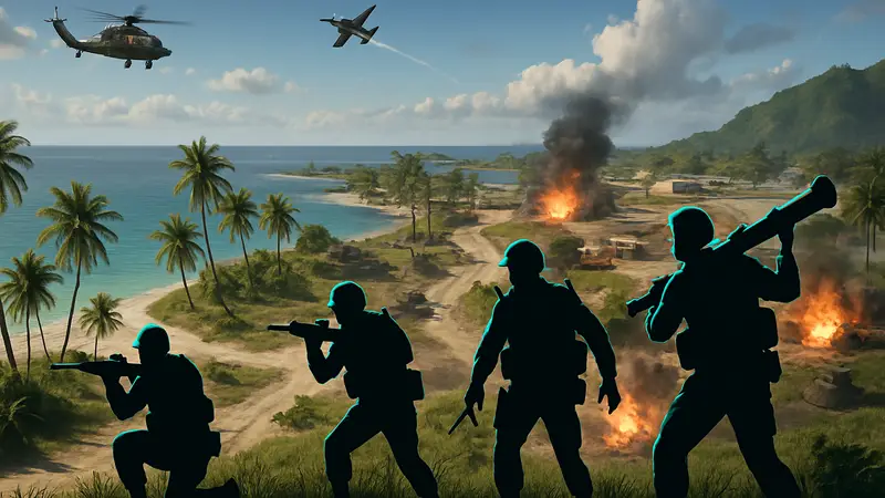 Кадры игрового процесса Battlefield 6 с большой картой Wake Island