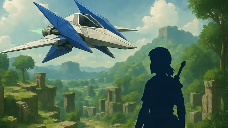 Игрок Zelda: Tears of the Kingdom построил звездолет Arwing из Star Fox.