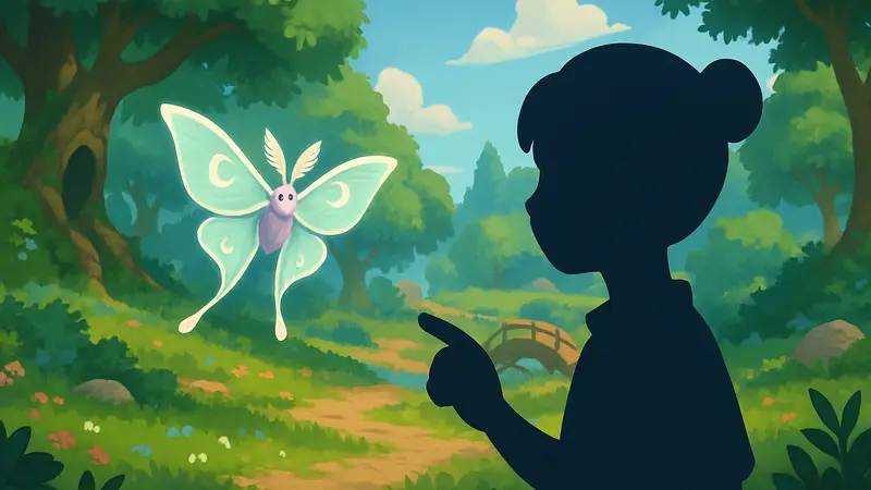 Редкая бабочка Mini Moon Moth в игре Heartopia. Руководство по поимке насекомого.