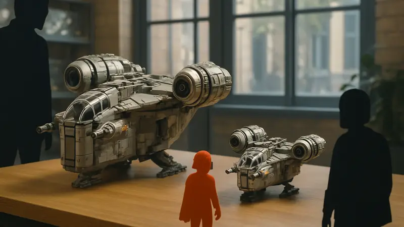 Набор LEGO Star Wars Razor Crest из сериала Мандалорец, сравнение старой и новой версии