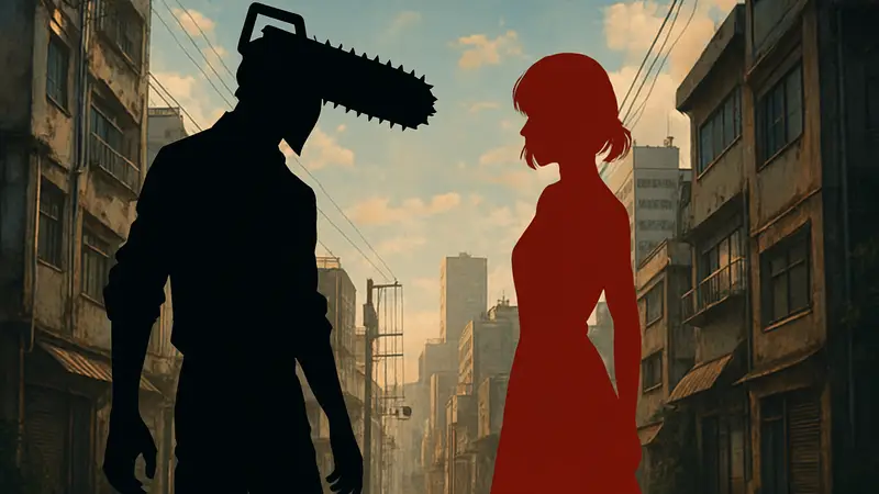 Постер аниме-фильма Chainsaw Man: Reze Arc