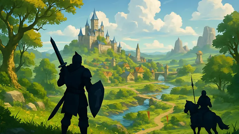 Пейзаж Albion Online после визуального обновления Radiant Winds