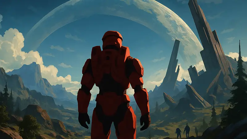 Логотип Halo с подписью "Halo Next", намекающий на новую главу в игровой серии.