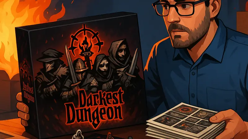 Настольная игра Darkest Dungeon, спасаемая разработчиками после ликвидации издателя.